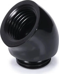 Alphacool Eiszapfen Winkeladapter 45&deg; G1/4 AG auf G1/4 IG - schwarz