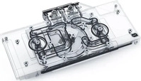 Alphacool Eisblock Aurora Acryl GPX-A Radeon RX 6700XT MERC 319 mit Backplate