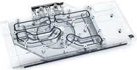 Alphacool Eisblock Aurora Acryl GPX-A Radeon RX 6700XT TUF/Rog Strix mit Backplate