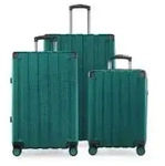Q-Damm - 3er Koffer Set Hartschale Aquagr&uuml;n matt, TSA