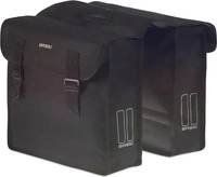 Basil 17022, Doppelpacktasche Basil Mara 26 liter 33 x 11 x 30 cm - Schwarz