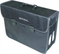 Basil 17019, Fahrradtasche Basil Malaga XL 17 Liter 40 x16 x 31 cm - Schwarz
