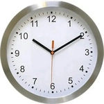 TFA 98.1045, TFA - Analoge Wanduhr mit Aluminiumrahmen 98.1045 - silber