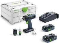 Festool 576446, Festool Akku-Bohrschrauber T 18+3 Li HPC 4,0 I-Plus 576446