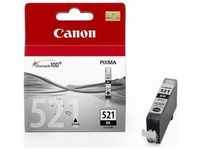 Canon Tintenpatrone CLI-521BK schwarz 2933B001 665 Seiten, Original Zubehör von