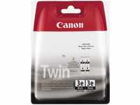 Canon Tintenpatrone BCI-3eBK schwarz 4479A028 VE=2 500 Seiten, Original Zubehör von