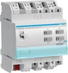 Hager TYA624C, Hager TYA624C Rollladen-/Jalousieaktor 4-fach KNX, 230V