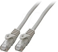 EFB K8110GR.2, EFB K8110GR.2 RJ45 Patchkabel Cat.5e U/UTP LSZH, CCA, AWG24/7, grau 2m