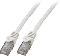 EFB K8104WS.2, EFB K8104WS.2 RJ45 Patchkabel Cat.6 U/UTP LSZH CCA wei&szlig; 2m K8104WS2