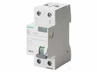 Siemens 5SV3312-6KK13, Siemens 5SV3312-6KK13 FI-Schutzschalter, 2-polig, Typ A, In: