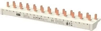 ABB PSc1/24/10N, ABB PSc1/24/10N Phasenschiene 1-phasig+N, k&uuml;rzbar, Endkappe PSc-END