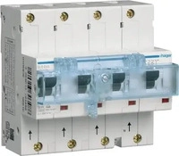 Hager HTN663C, Hager HTN663C SLS Schalter 4 polig 3P+N Cs-Charakteristik 63A f&uuml;r