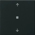Gira 5105005, Gira 5105005 RF Bedienaufs. 1f Pfeile KNX System 55 Schwarz m