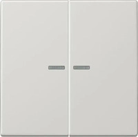 Jung BTLS17102LG, Jung BTLS17102LG JUNG HOME Taster 2fach, mit Lichtleiter,
