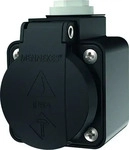 Mennekes 10083, Mennekes 10083 Wandsteckdose SCHUKO16A2p+E,230V,IP44,SW