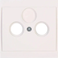 Kopp 313601187, Kopp 313601187 MALTA - Antennensteckdose TV/RF, Farbe: wei&szlig;