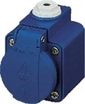 Mennekes 10082, Mennekes 10082 Wandsteckdose SCHUKO16A2p+E,230V,IP44,BL