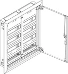 ABN UK24, ABN UK24 Feldverteiler UP/HW T:110mm 96TE 2 x 4-Reihig f&uuml;r REG, mit