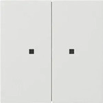 Gira 5107112, Gira 5107112 RF Bedienaufs. 2f KNX Fl&auml;chenschalter Reinwei&szlig;