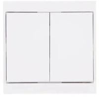Kopp 620513083, Kopp 620513083 MALTA - Serienschalter, Farbe: arktiswei&szlig;