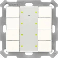 MDT RF-TA55A8.01, MDT RF-TA55A8.01 KNX RF+ Funk Taster Plus 8-fach mit Aktor, 55 mm,