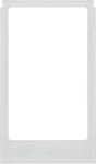 Berker 13206414, Berker 13206414 Designrahmen eckig, gro&szlig;e Ausf&uuml;hrung Glas,...