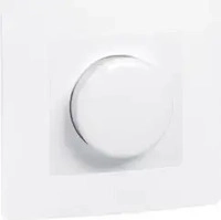 Legrand 665117, Legrand 665117 Drehdimmer 400 W, 2-Leiter, Ultrawei&szlig;