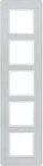 Berker 10156184, Berker 10156184 Rahmen 5fach, Q.7, alu samt, lackiert
