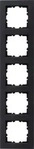 Kopp 402915003, Kopp 402915003 HK07 - Abdeckrahmen 5-fach, Farbe: anthrazit