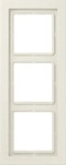 Jung LSD983W, Jung LSD983W Rahmen 3fach, LS-DESIGN, Duroplast, wei&szlig; (ivory),