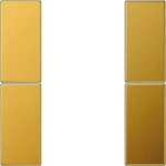 Jung GO2502TSA, Jung GO2502TSA Tastensatz, F50, Metall goldfarben PVD-beschichtet,
