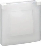 Legrand 665000, Legrand 665000 Niloe IP44 Rahmen 1-fach Farbe: Ultrawei&szlig;