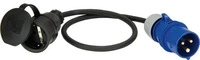 PCE 9007, PCE 9007 CEE-Adapterleitung 0,8m 16A 3p 6h Schutzkontaktkupplung