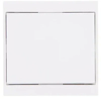 Kopp 620713089, Kopp 620713089 MALTA - Kreuzschalter, Farbe: arktiswei&szlig;