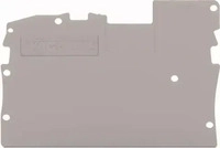 Wago 2022-1291, Wago 2022-1291 Abschluss- und Zwischenplatte,1 mm dick,grau...