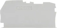Wago 2102-1291, Wago 2102-1291 Abschluss- und Zwischenplatte,0,8 mm dick,grau