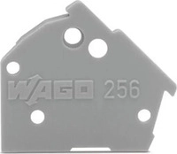 Wago 256-800, Wago 256-800 Abschlussplatte,anrastbar,1 mm dick,schwarz 256800 -...