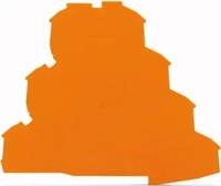 Wago 2002-4192, Wago 2002-4192 Abschluss- und Zwischenplatte,1 mm dick,orange