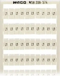 Wago 209-574, Wago 209-574 WSB-Beschriftungskarte,als Karte,bedruckt,wei&szlig; 209574 - 5