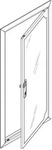 ABN GBRU26TS, ABN GBRU26TS Blendrahmen + Sichtt&uuml;re 2x6 f&uuml;r UP-Feldverteiler,