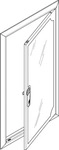ABN GBRU25TS, ABN GBRU25TS Blendrahmen + Sichtt&uuml;re 2x5 f&uuml;r UP-Feldverteiler,