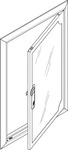 ABN GBRU24TS, ABN GBRU24TS Blendrahmen + Sichtt&uuml;re 2x4 f&uuml;r UP-Feldverteiler,