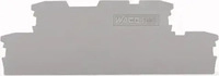 Wago 2002-2991, Wago 2002-2991 Abschluss- und Zwischenplatte,1 mm dick,grau...