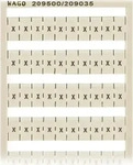 Wago 209-500/209-035, Wago 209-500/209-035 WSB-Beschriftungskarte,als