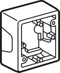 Legrand 776131, Legrand 776131 Aufputzgeh&auml;use 1-fach Creo mandelwei&szlig;
