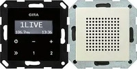 Gira 228001, Gira 228001 UP-Radio RDS Lautsprecher System 55 Cremewei&szlig;