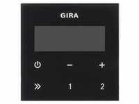 Gira 248005, Gira 248005 Bedienaufs. UP-Radio RDS System 55 Schwarzglasoptik