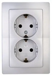 Kopp 941120089, Kopp 941120089 PARIS - Schutzkontakt-Steckdose, 2-fach,