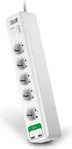 APC PM5U-GR, APC PM5U-GR APC Essential SurgeArrest, 5 Ausg&auml;nge mit 5 V, 2, 4 A, 2