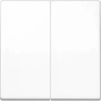 Jung AS591-5WW, Jung AS591-5WW Wippe 2fach, Duroplast, Serie AS, alpinwei&szlig; AS5915WW